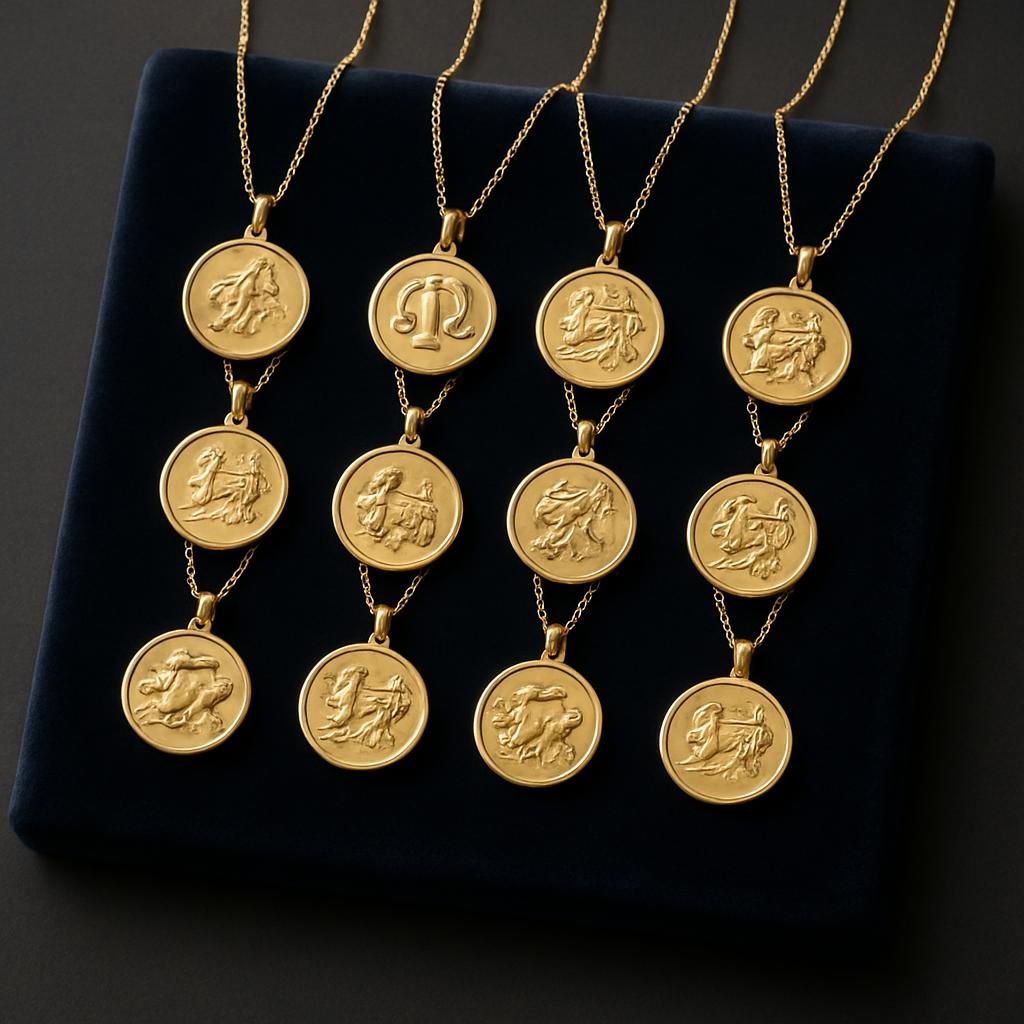 découvrez la signification des 12 signes astrologiques à travers nos médailles du zodiaque, symboles uniques pour chaque personnalité.