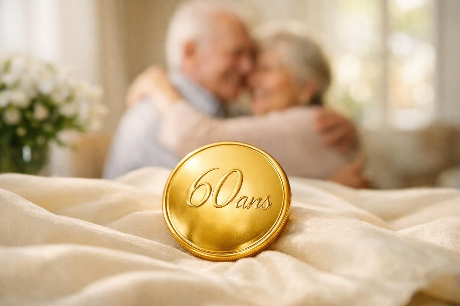 Quelle médaille offrir pour 60 ans de mariage ?