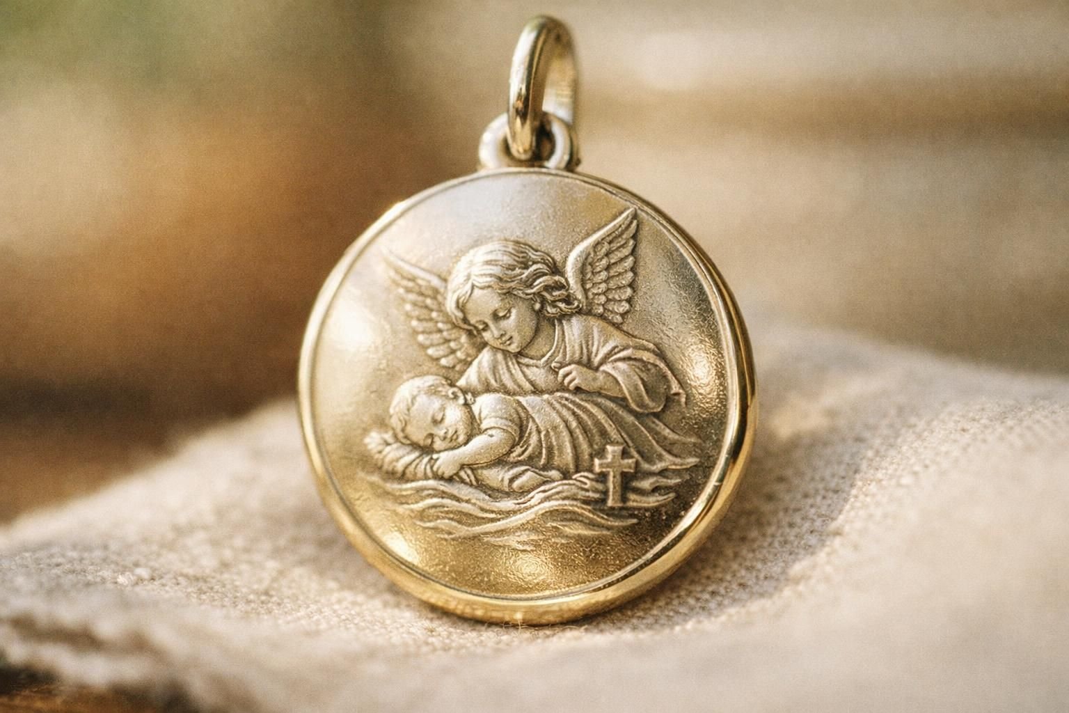 Quelle écriture pour une gravure sur une médaille de baptême ?